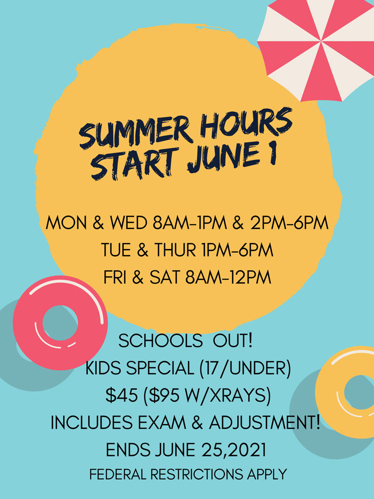 Chiropractic-Surprise-AZ-Summer-Hours-2021 Chiropractic Surprise AZ Summer Hours 2021